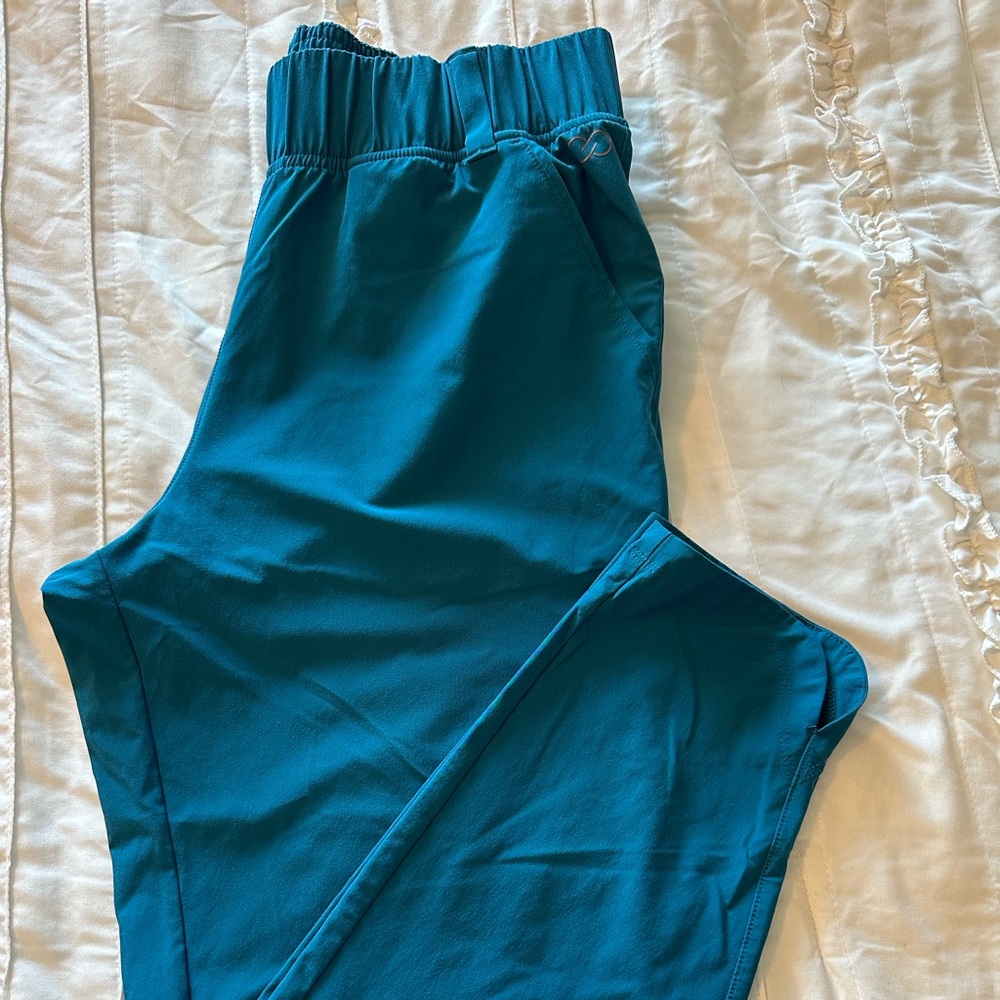 Cropped athletic joggers